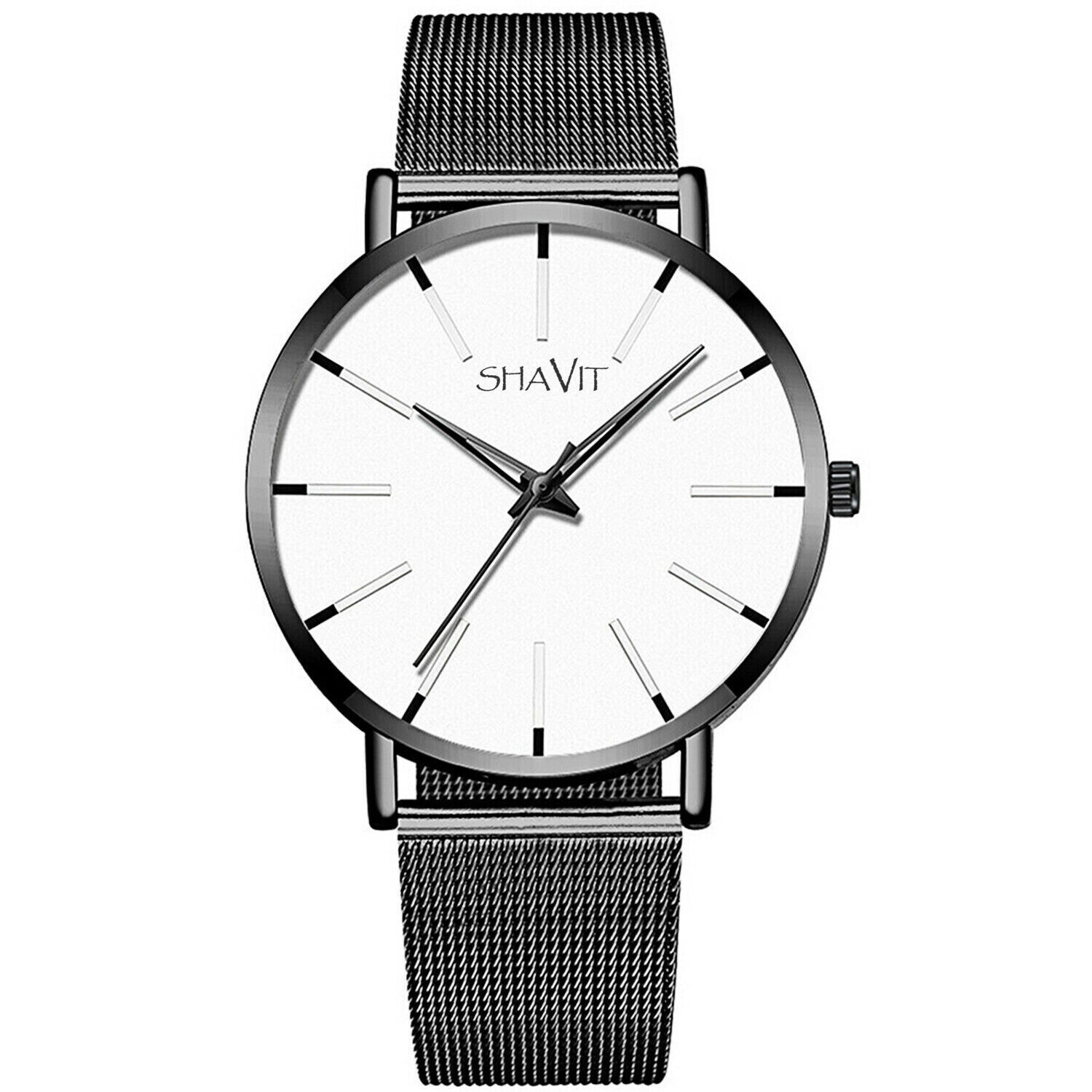 Waterproof Men's Watch Classic Stainless Steel Quartz Luxury Wrist Watches